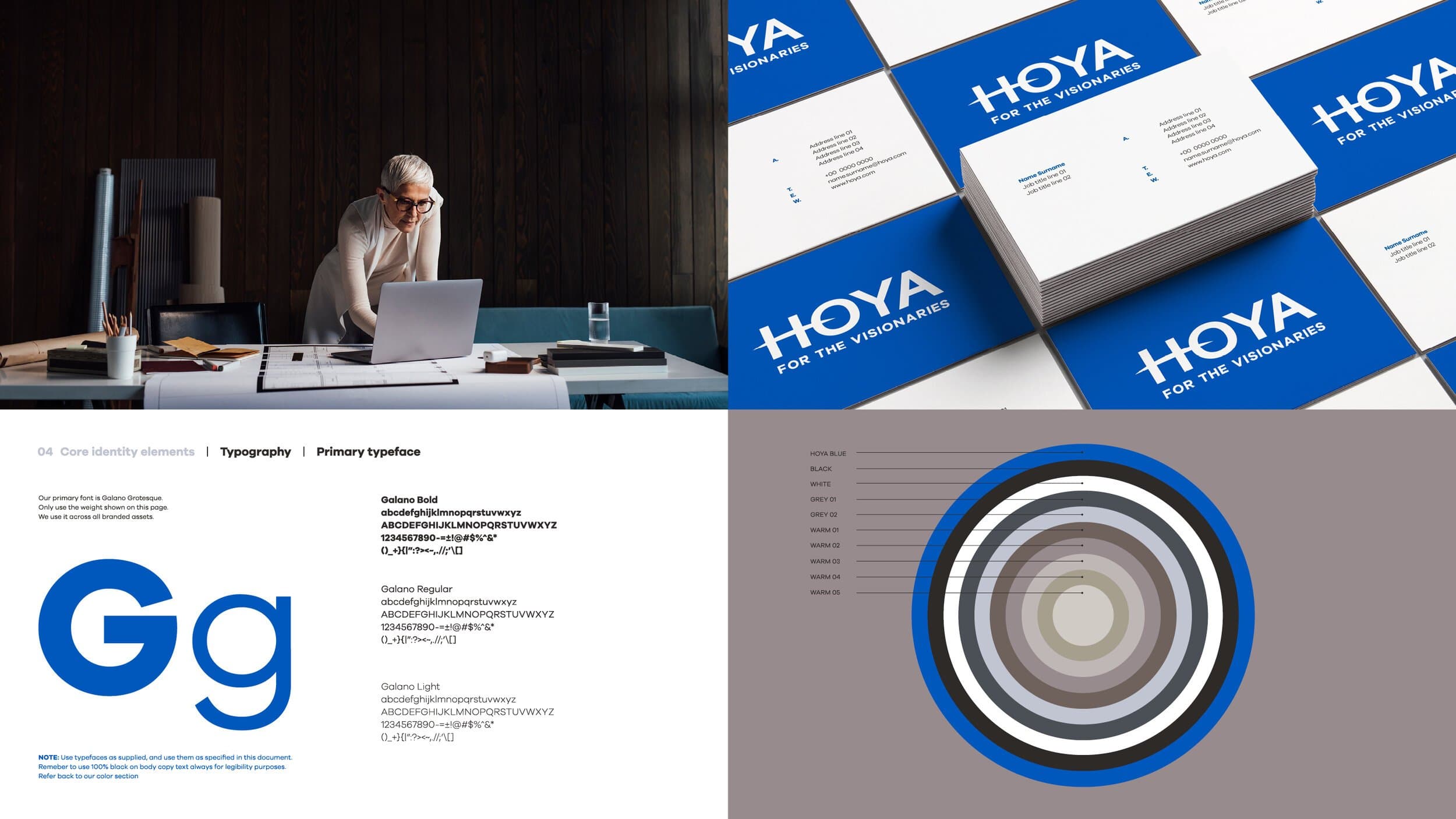 A clear, consistent global identity. image